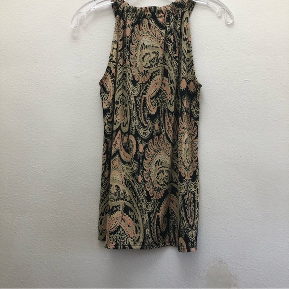 Axcess Women’s Size S Blouse Tank Multicolor Sleeveless - Picture 6 of 11